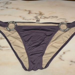 victoria’s secrrt purple bikini bottom bling m